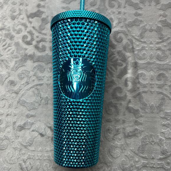 Starbucks Mermaid Teal  Tumbler 240z - Picture 2 of 6